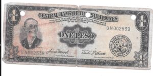FILIPINAS 1 PESO 1949