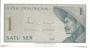 INDONESIA 1 SEN 1964