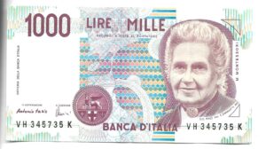 ITALIA 1000 LIRAS 1990