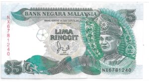 MALASIA 5 RINGITT 1991