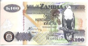ZAMBIA 100 KWACHA 2006 SIN CIRCULAR