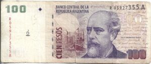 ARGENTINA 100 PESOS CONVERTIBLES ROCA REPOSICIÓN