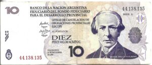 ARGENTINA 10 LECOP