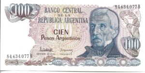 ARGENTINA 100 PESOS ARGENTINOS SIN CIRCULAR