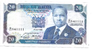 KENYA 20 SHILLING 1989