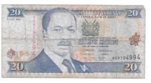 KENYA 20 SHILLING 1995