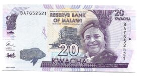 MALAWI 20 KWACHA 2019 SIN CIRCULAR