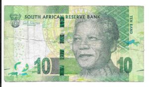 SUDÁFRICA 10 RAND 2015