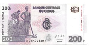 CONGO 200 FRANCOS 2013 SIN CIRCULAR