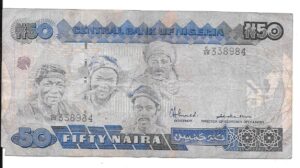 NIGERIA 50 NAIRA 1991