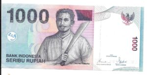 INDONESIA 1000 RUPIAS 2000 SIN CIRCULAR