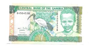 GAMBIA 10 DALASIS 2001