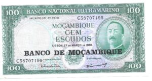 MOZAMBIQUE 100 ESCUDOS 1961
