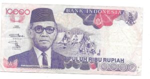INDONESIA 10.000 RUPIAS 1992