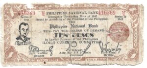 FILIPINAS 10 PESOS 1942 EMERGENCIA