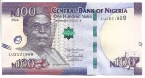 NIGERIA 100 NAIRA 2024 SIN CIRCULAR