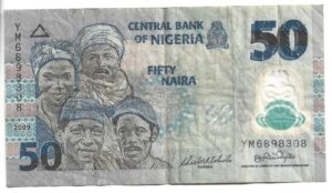 NIGERIA 50 NAIRA 2009