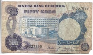 NIGERIA 50 KOBO 1973