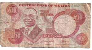 NIGERIA 10 NAIRA 2005