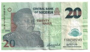 NIGERIA 20 NAIRA 2008
