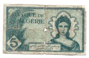 ARGELIA 5 FRANCOS 1942