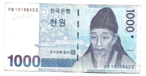 COREA DEL SUR  1000 WON 2006