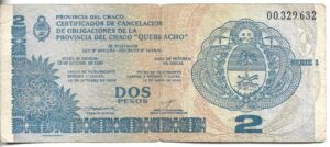 ARGENTINA 2 QUEBRACHOS CHACO 2001