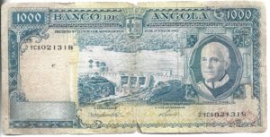 ANGOLA 1000 ESCUDOS 1962