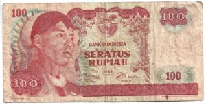 INDONESIA 100 RUPIAS 1968