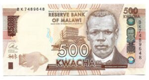 MALAWI 500 KWACHA 2017 SIN CIRCULAR