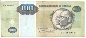 ANGOLA 1000 KWANZAS 1995
