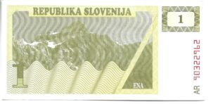 ESLOVENIA 1 TOLAR 1992 SIN CIRCULAR
