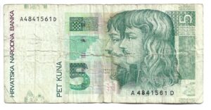 CROACIA 5 KUNA 2001
