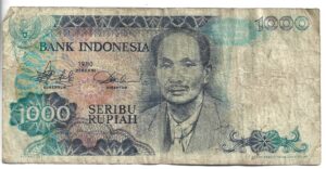 INDONESIA 1000 RUPIAS 1980