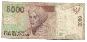 INDONESIA 5000 RUPIAS 2012