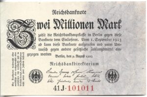 ALEMANIA 2.000.000 MARCOS 1923