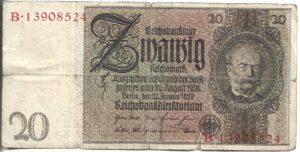 ALEMANIA 20 MARCOS 1929