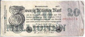 ALEMANIA 20.000.000 MARCOS 1923