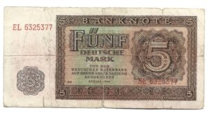 ALEMANIA ORIENTAL 5 MARCOS 1948