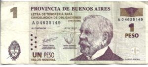 ARGENTINA BONO 1 PATACÓN