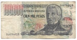 ARGENTINA 100.000 PESOS LEY