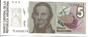 ARGENTINA 5 AUSTRALES