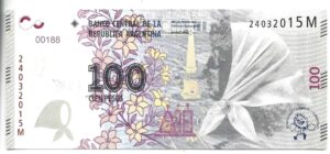ARGENTINA BILLETE FANTASÍA MADRES DE PLAZA DE MAYO 100 PESOS
