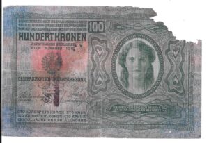AUSTRIA 100 CORONAS 1912