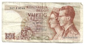 BÉLGICA 50 FRANCOS 1966