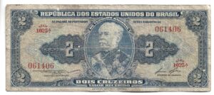 BRASIL 2 CRUZEIROS 1944