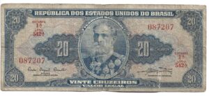 BRASIL 20 CRUZEIROS 1944