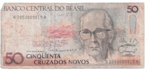 BRASIL 50 CRUZADOS NOVOS 1989