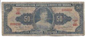BRASIL 50 CRUZEIROS 1944