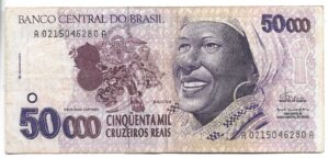 BRASIL 50.000 CRUZEIROS REAIS 1994 BAIANA